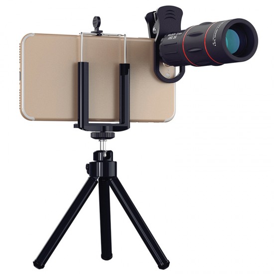 High-powered HD mobile phone camera telescope telephoto external mobile phone telephoto lens