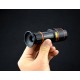 High power HD mobile phone with external telephoto camera monocular