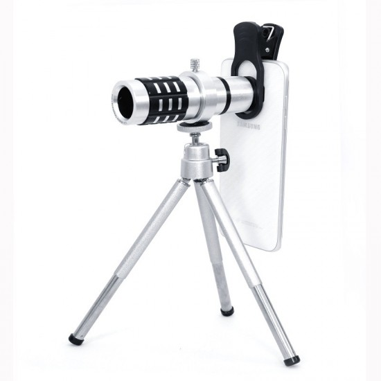 Metal telephoto lens External universal camera phone telescope